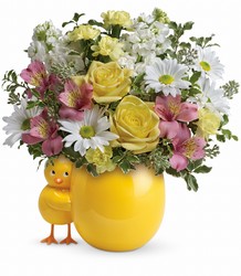Teleflora's Sweet Peep Bouquet - Baby Pink from Swindler and Sons Florists in Wilmington, OH